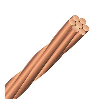 Bare Copper Stranded Conductor