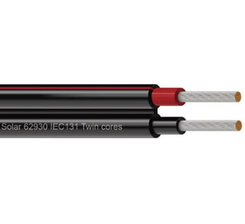 PV Cable Twin Core Solar Cable for Photovoltaic System